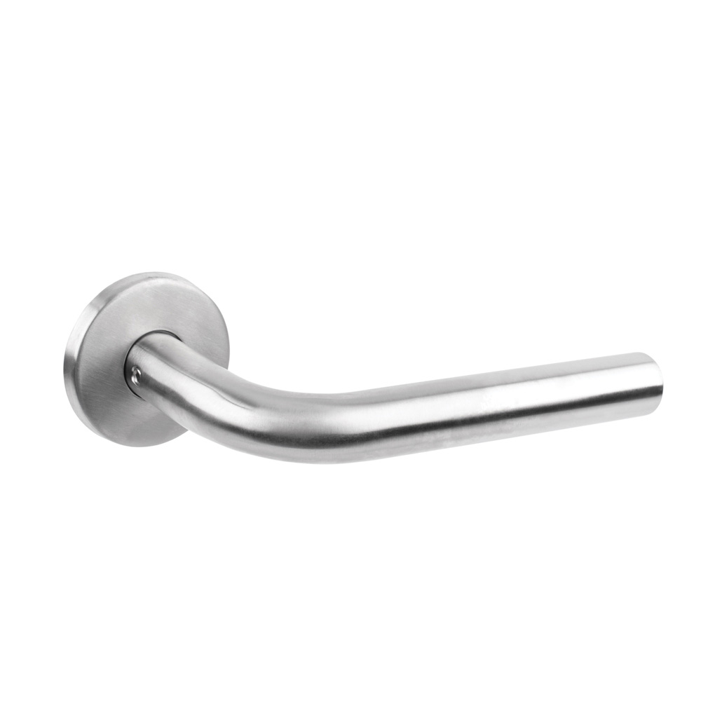 SOX Unsprung 19mm Lever Handle On Rose (Pair) - Satinless Steel - (Sold in Pairs)